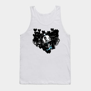 Lock Hearth(Black) Secret of Love Tank Top